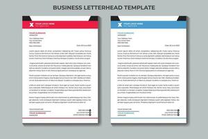 modernes Business-Briefkopf-Template-Design vektor