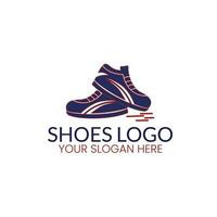 Schuhe Logo eben Symbol Design Illustration Vektor