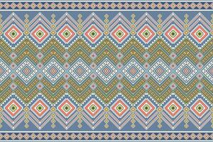 sömlös geometrisk etnisk asiatisk orientalisk och tradition mönster design för textur och bakgrund. silke och tyg mönster dekoration för matta, thai Kläder, omslag och tapet vektor