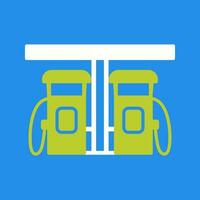 bensin station vektor ikon