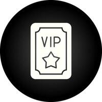 vip passera vektor ikon