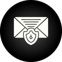 post skydd vektor ikon