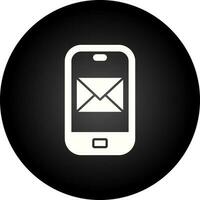 Smartphone-Mail-Vektorsymbol vektor