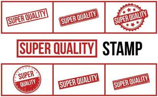 Super Qualität Gummi Briefmarke einstellen Vektor