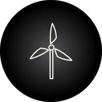 Symbol für Windmühlenvektor vektor