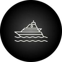 Yacht-Vektor-Symbol vektor