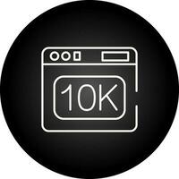 10k-Vektorsymbol vektor