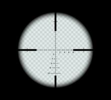 Militär- Scharfschütze Umfang, Fadenkreuz Sicht Aussicht Ziel vektor