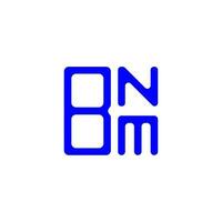 bnm brev logotyp kreativ design med vektor grafisk, bnm enkel och modern logotyp.