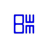 BWM Letter Logo kreatives Design mit Vektorgrafik, BWM einfaches und modernes Logo. vektor