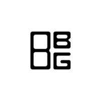 bbg brev logotyp kreativ design med vektor grafisk, bbg enkel och modern logotyp.