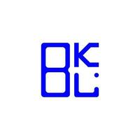 bkl brev logotyp kreativ design med vektor grafisk, bkl enkel och modern logotyp.