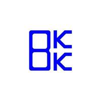 bkk-Buchstaben-Logo kreatives Design mit Vektorgrafik, bkk-einfaches und modernes Logo. vektor