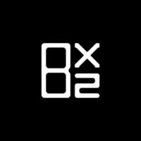 bxz brev logotyp kreativ design med vektor grafisk, bxz enkel och modern logotyp.
