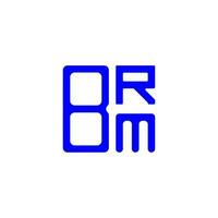 brm Brief Logo kreatives Design mit Vektorgrafik, brm einfaches und modernes Logo. vektor