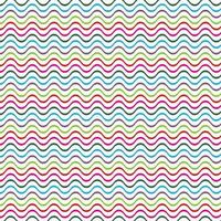 abstrakt sömlös färg Vinka linje mönster konst. vektor