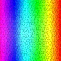 abstrakt Regenbogen Mosaik Hintergrund. glücklich lgbtq Gemeinschaft Stolz Monat. Vektor Illustration