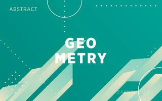 modern grön lutning abstrakt geometri form bakgrund med linje och prickar.kan vara Begagnade i omslag design, affisch, flygblad, bok design, hemsida bakgrunder eller reklam. vektor illustration.