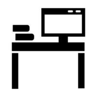 Arbeitsplatz-Icon-Design vektor