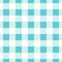 Vektor nahtlos Muster mit Gingham prüfen im Blau und Weiß Farben zum Stoff und Textil- Design