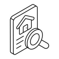 Premium-Download-Symbol für den Umzug nach Hause vektor