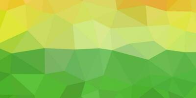 geometrisk abstrakt grön gul orange färgrik lutning bakgrund vektor illustration