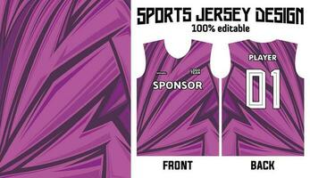 Vektor Sport Jersey Hintergrund Design