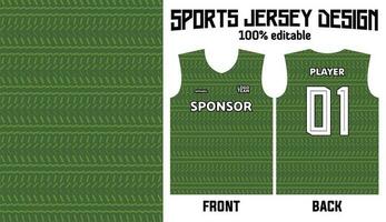 Vektor Sport Jersey Hintergrund Design