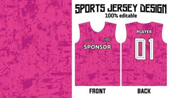 Vektor Sport Jersey Hintergrund Design