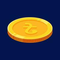 taka bangladesh guld mynt pengar vektor