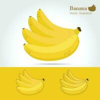 banan frukt. vektor illustration