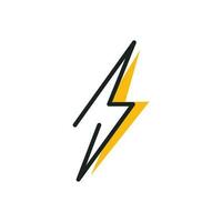 Elektrizität Symbol Vektor Design Illustration