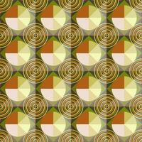 abstrakt geometrisch Muster Hintergrund mit runden Muster. vektor