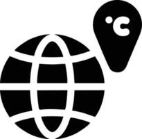 klot planet jord ikon symbol vektor bild. illustration av de värld global vektor design. eps 10