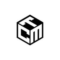 cmt brev logotyp design i illustration. vektor logotyp, kalligrafi mönster för logotyp, affisch, inbjudan, etc.