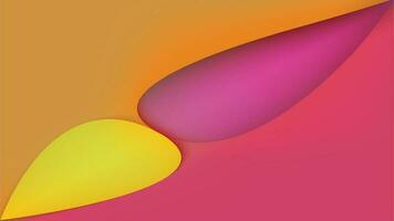 3d illustriert rot Orange Gradient Hintergrund vektor