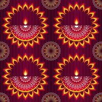 innovativ Öl Lampen mit Mandala Muster Hintergrund. vektor
