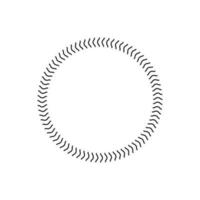 runden Seil Frames Vektor Symbol. Kabel Kreis Formen Stärke dekorativ Jahrgang Seile Illustration.