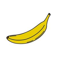 Banane Illustration unterzeichnen. Obst Vektor Symbol. Vitamine Symbol.