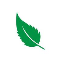 grön blad vektor ikon. botanik illustration tecken . ekologi symbol. eco tecken.