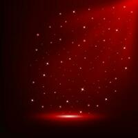rot Beleuchtung leuchtenden Hintergrund, Vektor Illustration