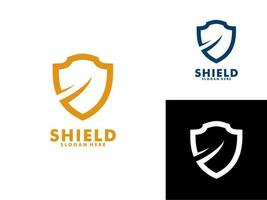 Schild Logo, Sicherheit Logo Schutz Symbol Vektor Logo Design
