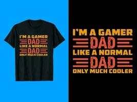 pappa, morfar, pappa t-shirt design vektor