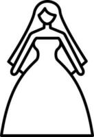 Braut Symbol Vektor Illustration