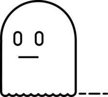 spöke ikon vektor illustration