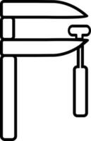 Bremssättel Symbol Vektor Illustration