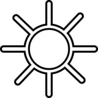 Sonne Zeichen Symbol Vektor Illustration