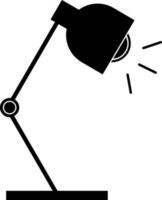 Tabelle Lampe Symbol Vektor Illustration