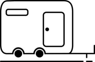 Wohnmobil Symbol Vektor Illustration