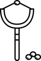 barn slangbella ikon vektor illustration